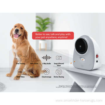 1080P HD WiFi Pet Camera Feeder Night Vision Pet Smart Companion Robot Dog Treat Dispenser